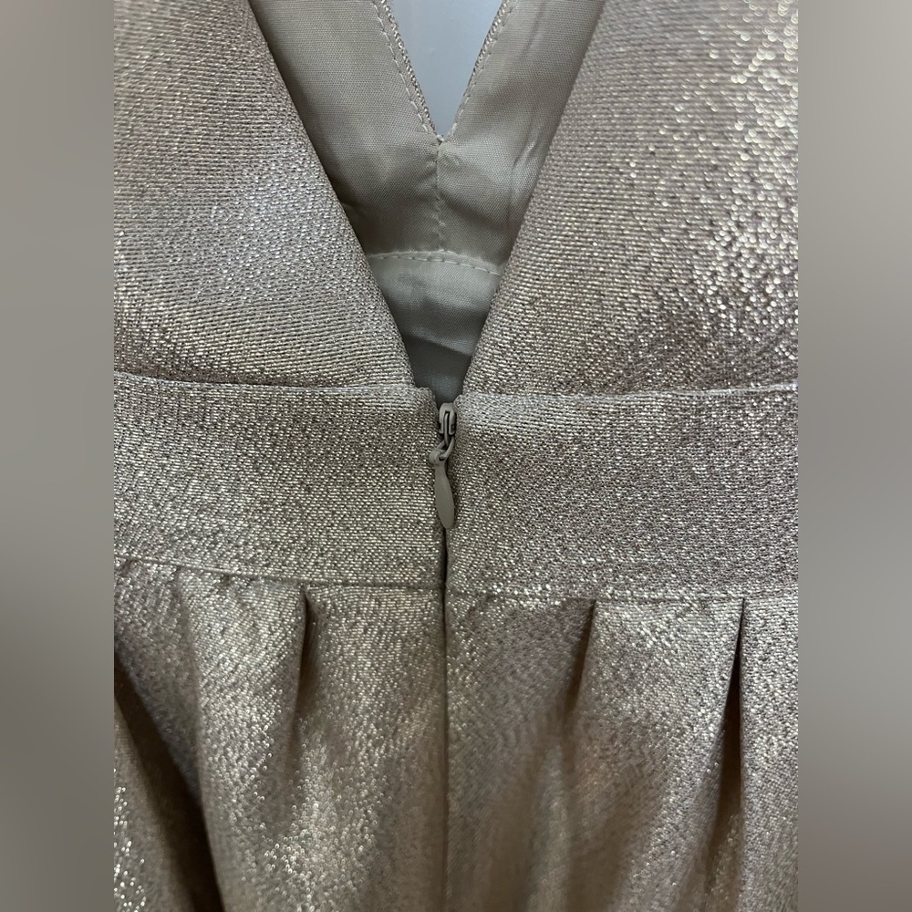 Jill Stuart deep v dress - champagne crystal color - Picture 5 of 8
